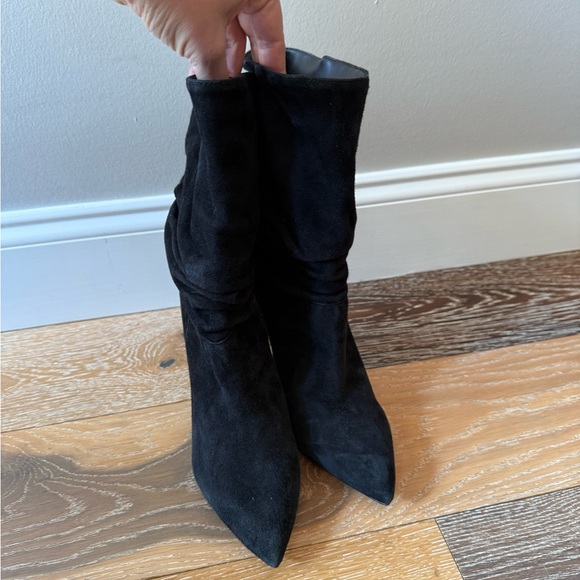 Schutz Ashlee High Heel Boots Size 7.5 In Black nwot - Picture 5 of 12